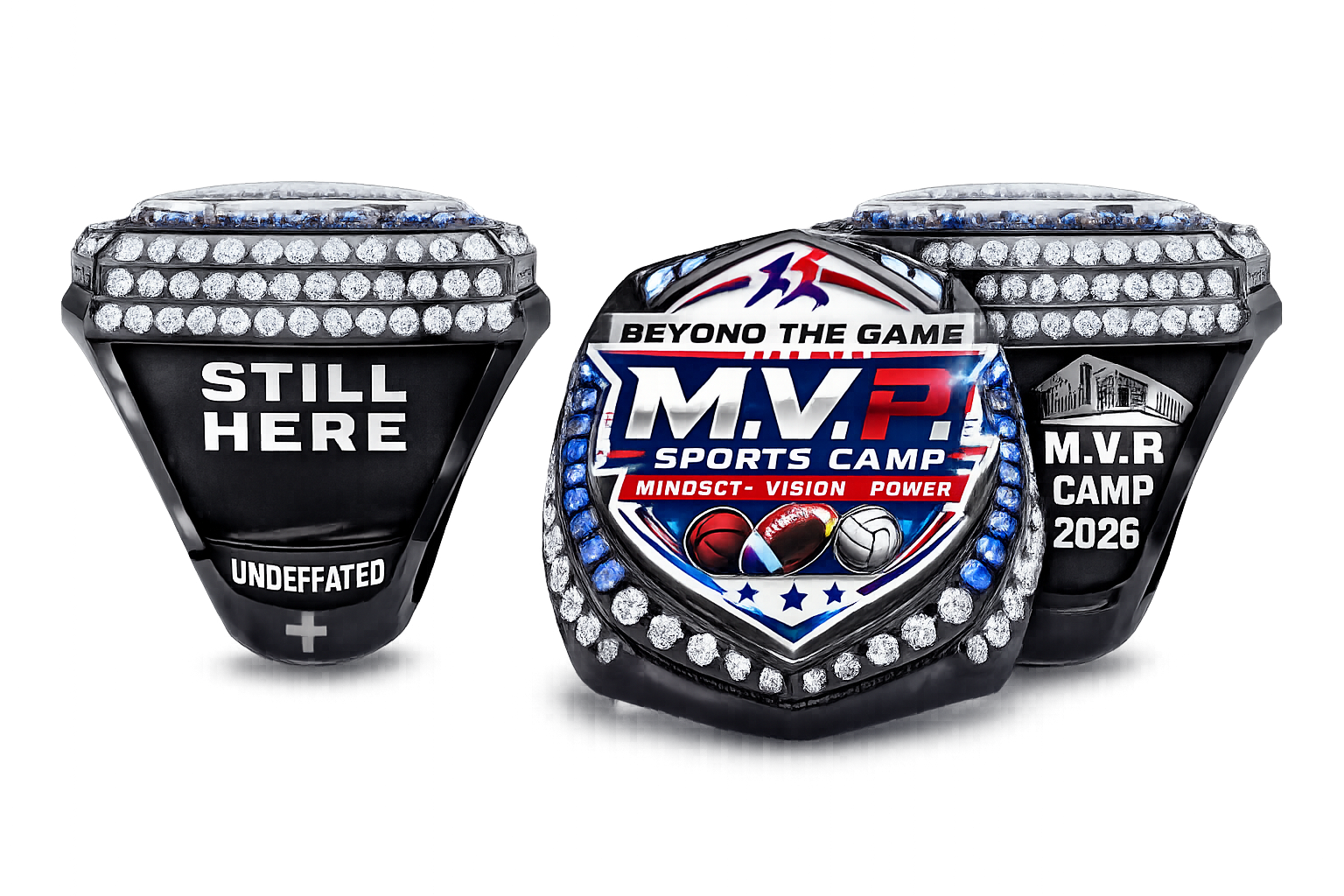 M.V.P. Camp Championship Rings - Still Here, Undefeated
